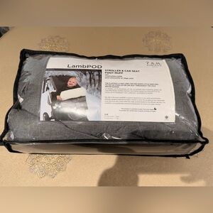 7 AMLambPOD Stroller Car Seat Cover - Gray